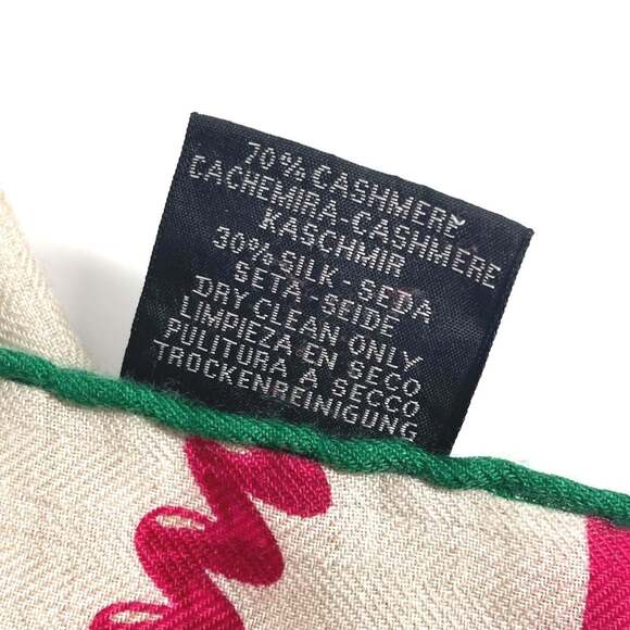 HERMES Cream Silk Scarf - Picture 6 of 15